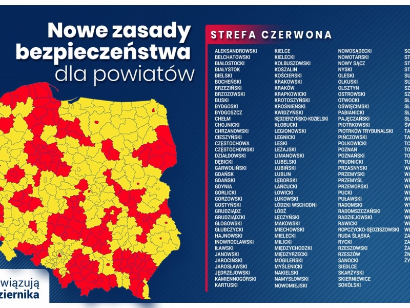 Od 17.10 powiat poznański w strefie czerwonej