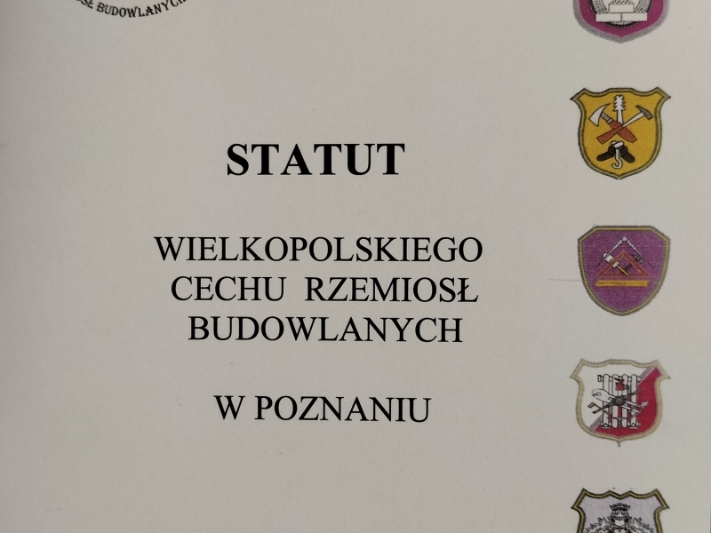 Zmiany w Statucie Cechu
